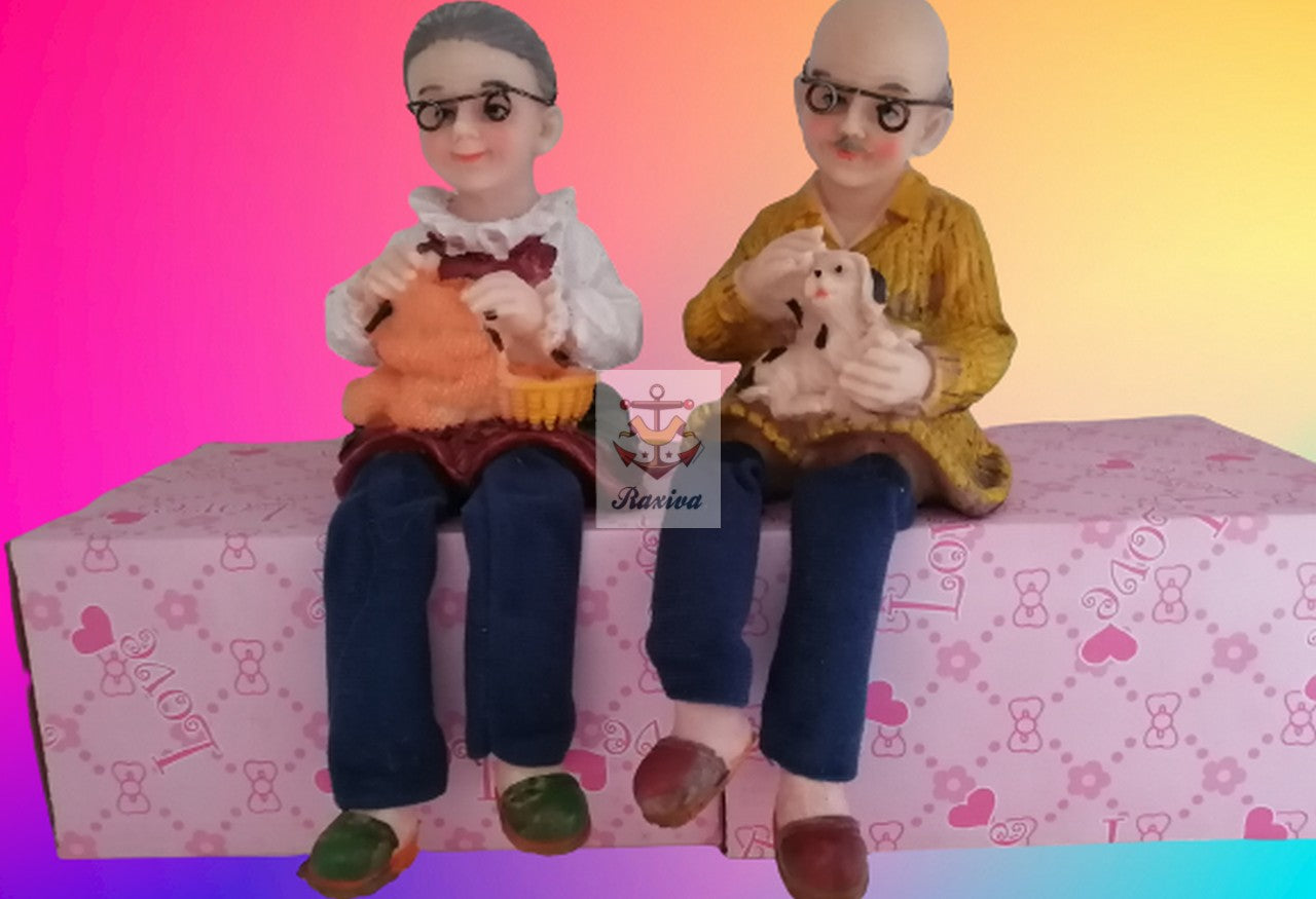 PAREJA ABUELITOS 22 CMS ALTO