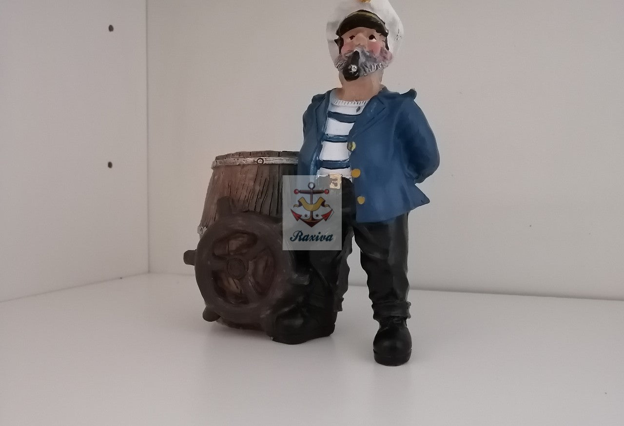 CAPITAN PORTA LAPIZ CON BARRIL 16 CMS ALTO