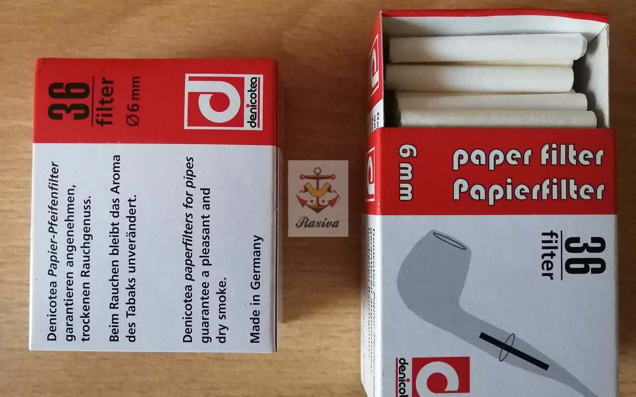 FILTRO PIPA 6MM 36 UNIDADES