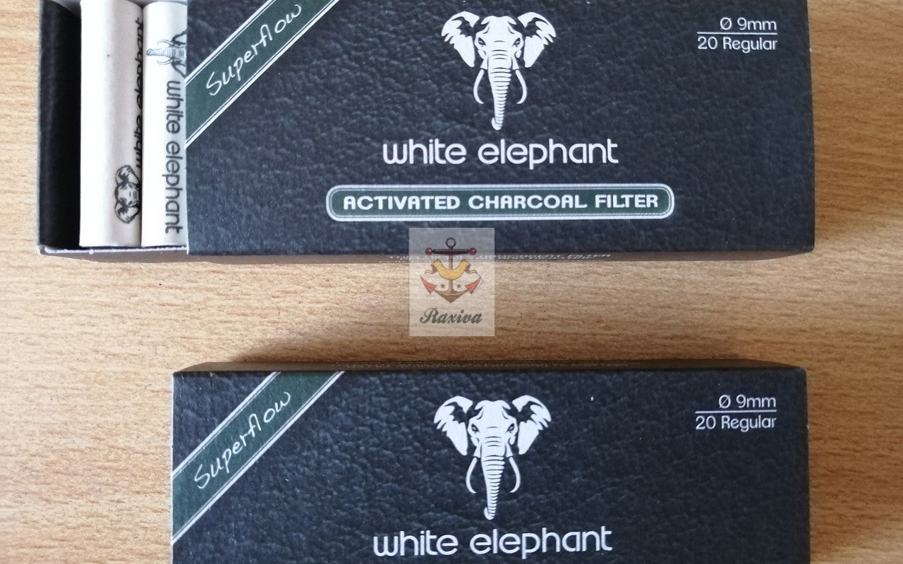 CAJA FILTRO ELEPHANT CARBON ACTIVO 9MM (20 UNIDADES)