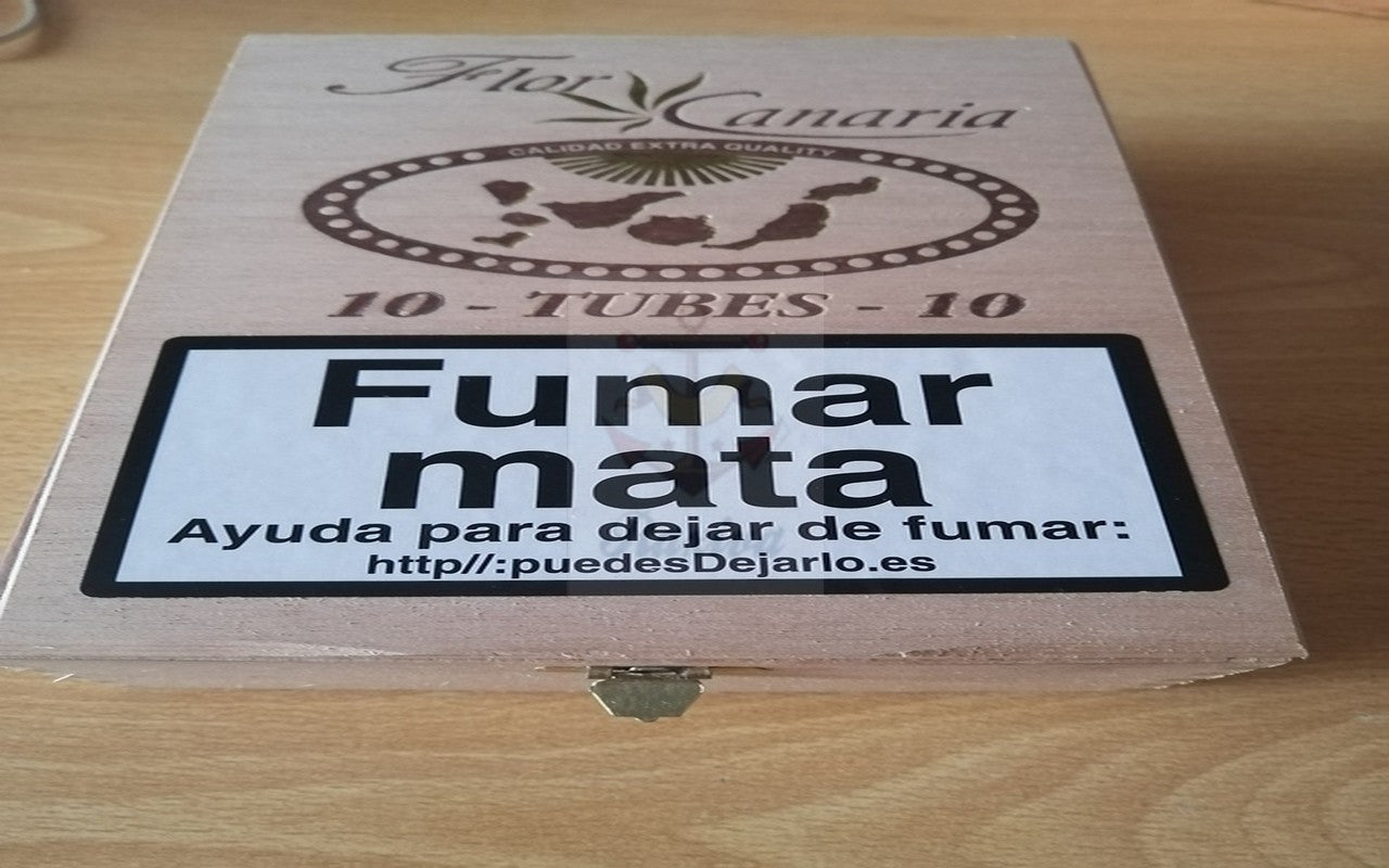 PURO FLOR CANARIAS (CAJA TUBO 10 UNIDADES)