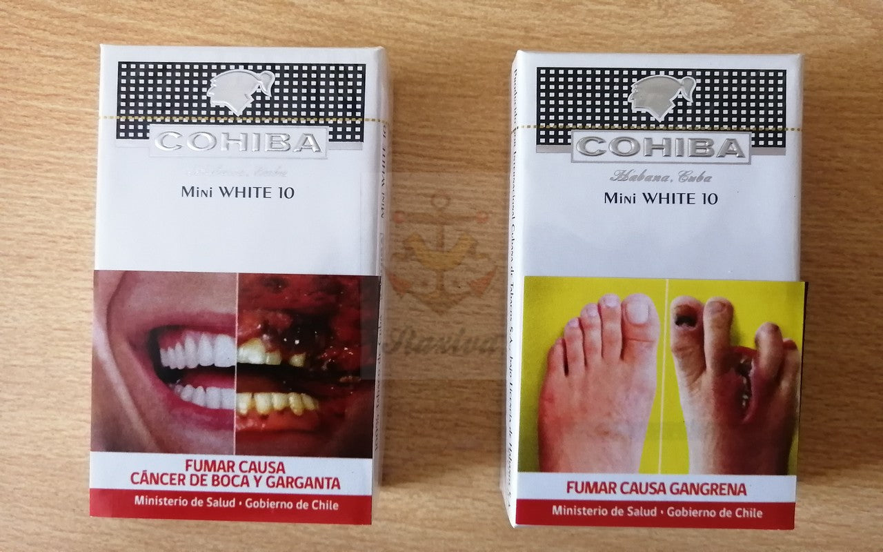 CAJA 10 PURITOS MINI COHIBA WHITE X10