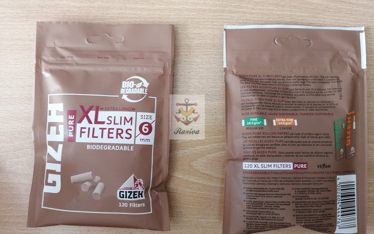 FILTROS GIZEH BIODEGRADABLE (20% DESCTO X 5 UNIDADES)