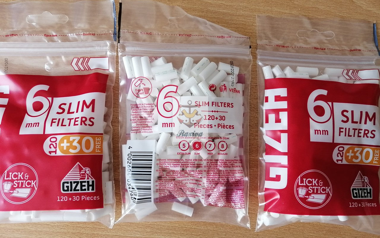 FILTROS GIZEH SLIM (20% DESCTO DESDE 5 UNIDADES)