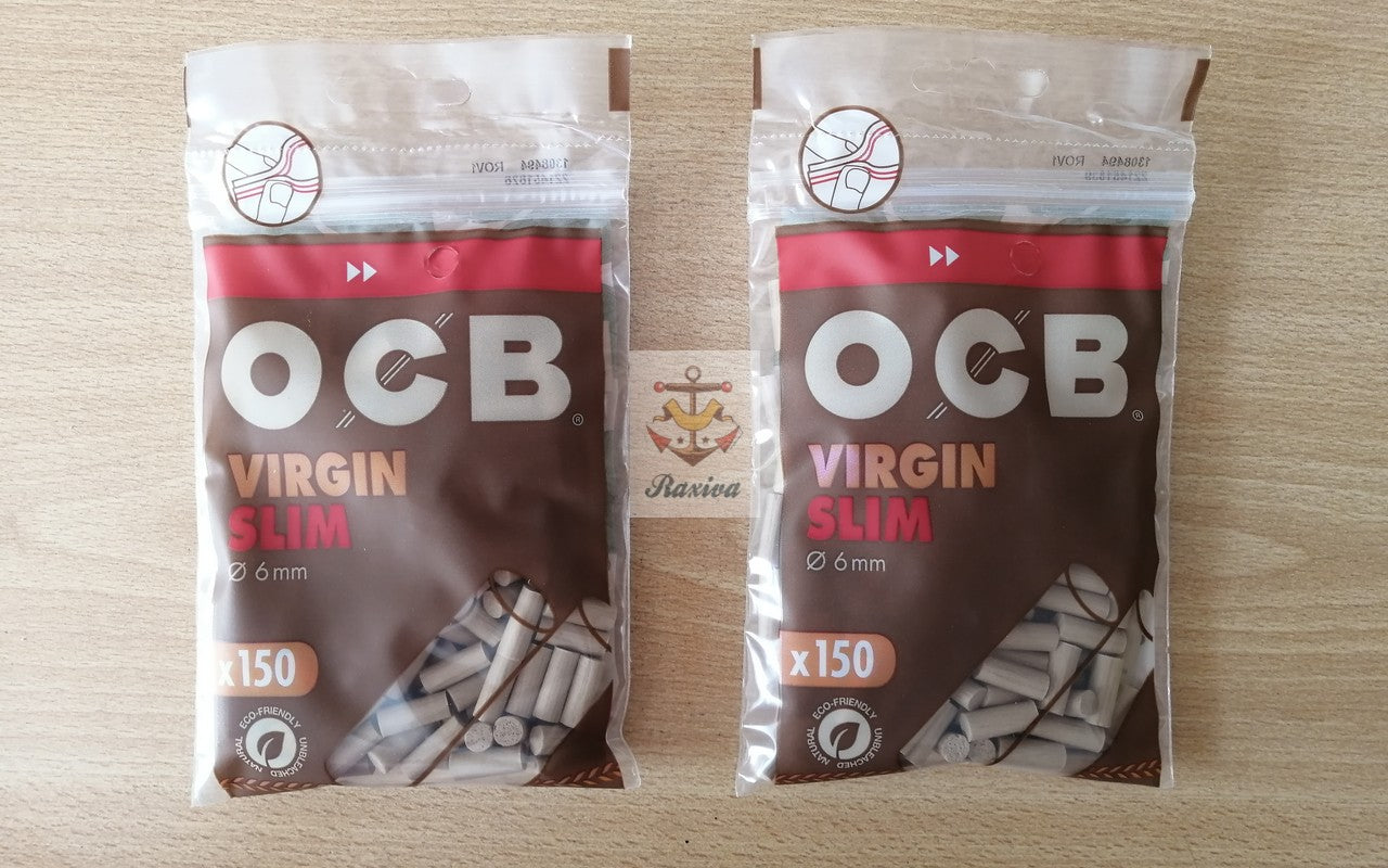 FILTROS OCB VIRGIN SLIM (20% DESCTO DESDE 5 UNIDADES)