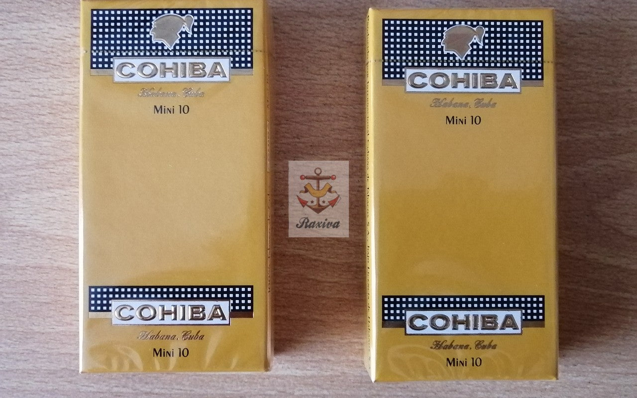 CAJA 10 PURITOS MINI COHIBA