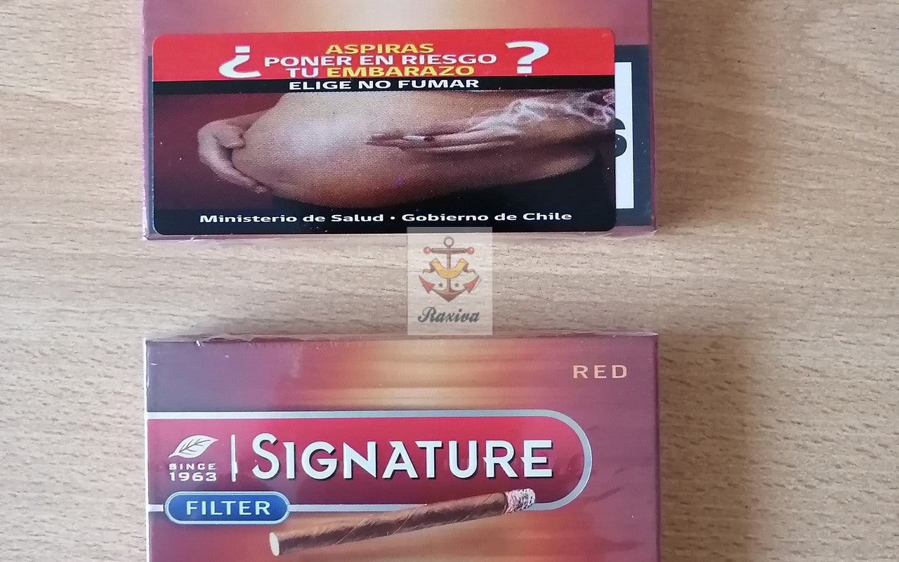 CAJA 10 PURITOS CAFE CREME RED (SIGNATURE)C/FILTRO 5% DESCTO DESDE 10 CAJAS