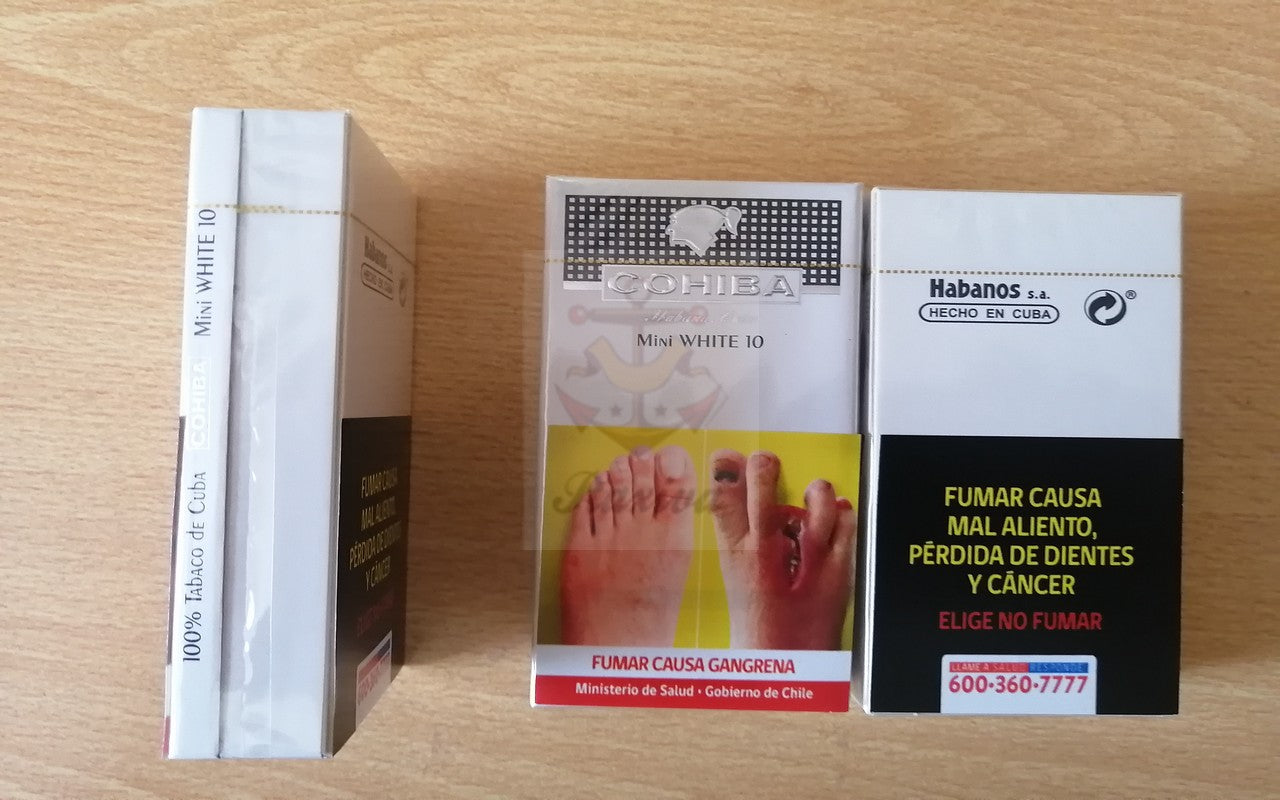 CAJA 10 PURITOS MINI COHIBA WHITE X10