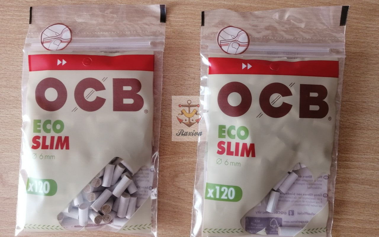 Filtri OCB Virgin Slim 6mm Unbleached 10 Buste da 150 Filtrini Filtri OCB Virgin Slim 6mm Unbleached 10 Buste da 150 Filtrini