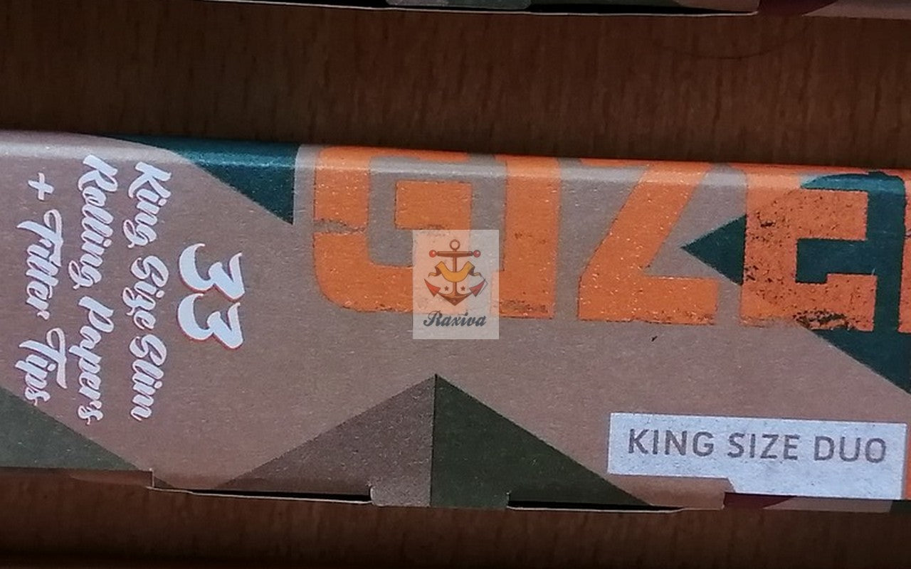 GIZEH KING SIZE DUO PURE X33 PAPELES 33 TIPS