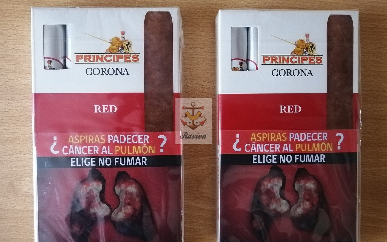 tabaqueria CORONA PRINCIPE red